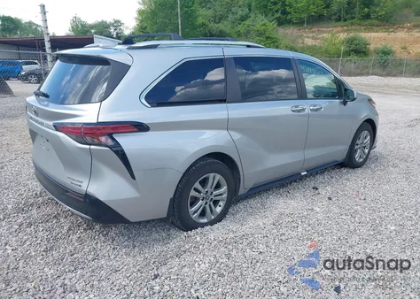 2022 Toyota Sienna Platinum из США, поврежденный, VIN 5TDESKFC2NS051825